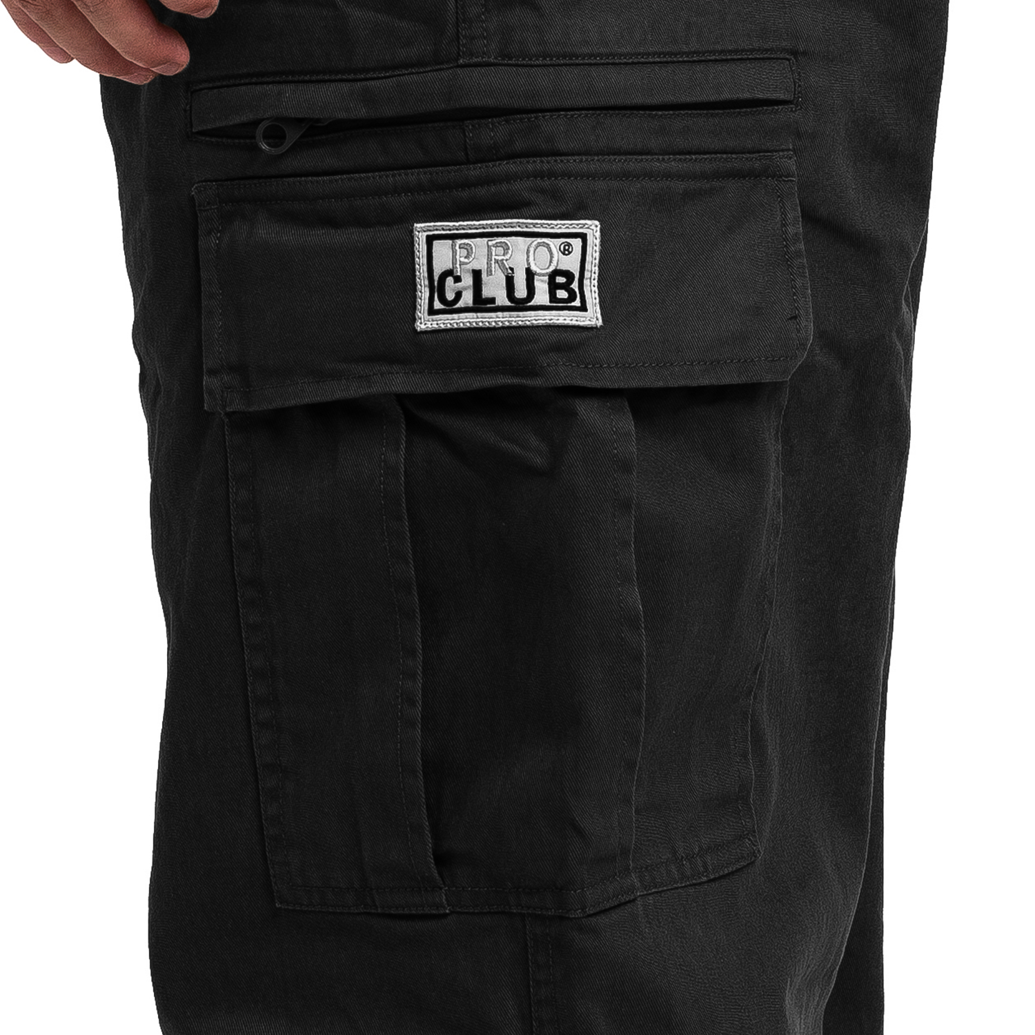 Heavyweight Twill Pleated Wide Leg Cargo Pant (image 3 of 4)