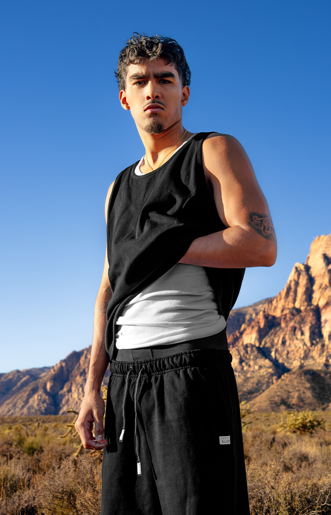 Heavyweight Performance Tank Top lifestyle photo 1