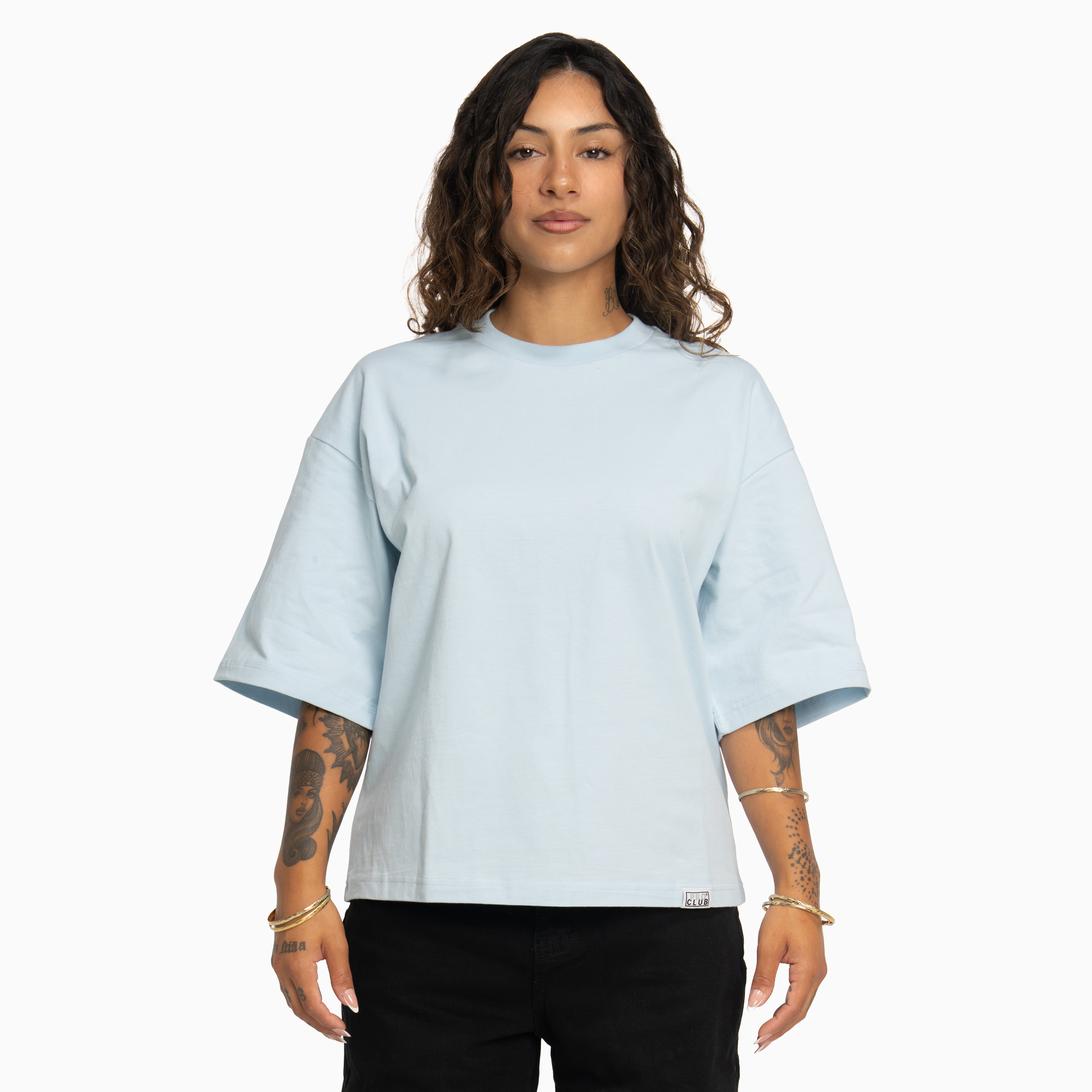 Womens Soft Wide Oversized Tees