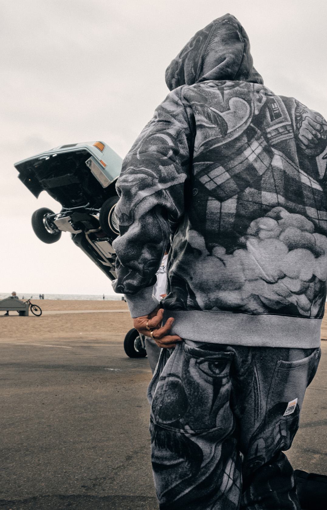 Mister Cartoon "Tattoo" Pullover Hoodie lifestyle photo 1