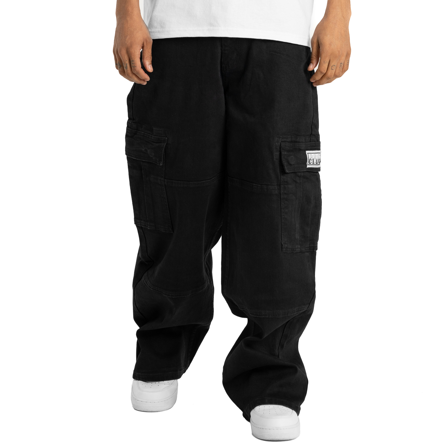 Heavyweight Baggy Fit Denim Cargo Pant