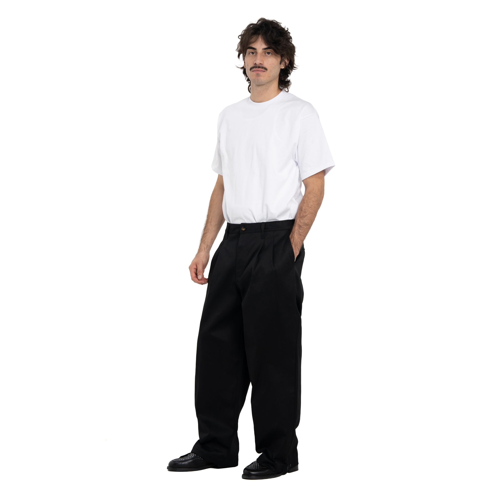 Heavywide Pleated Work Trouser (image 3 of 6)