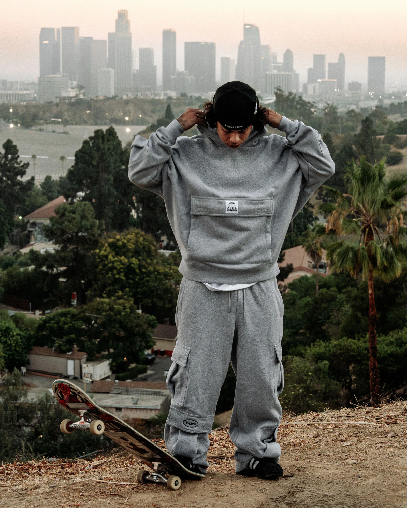 men in proclub X HUF cargo 