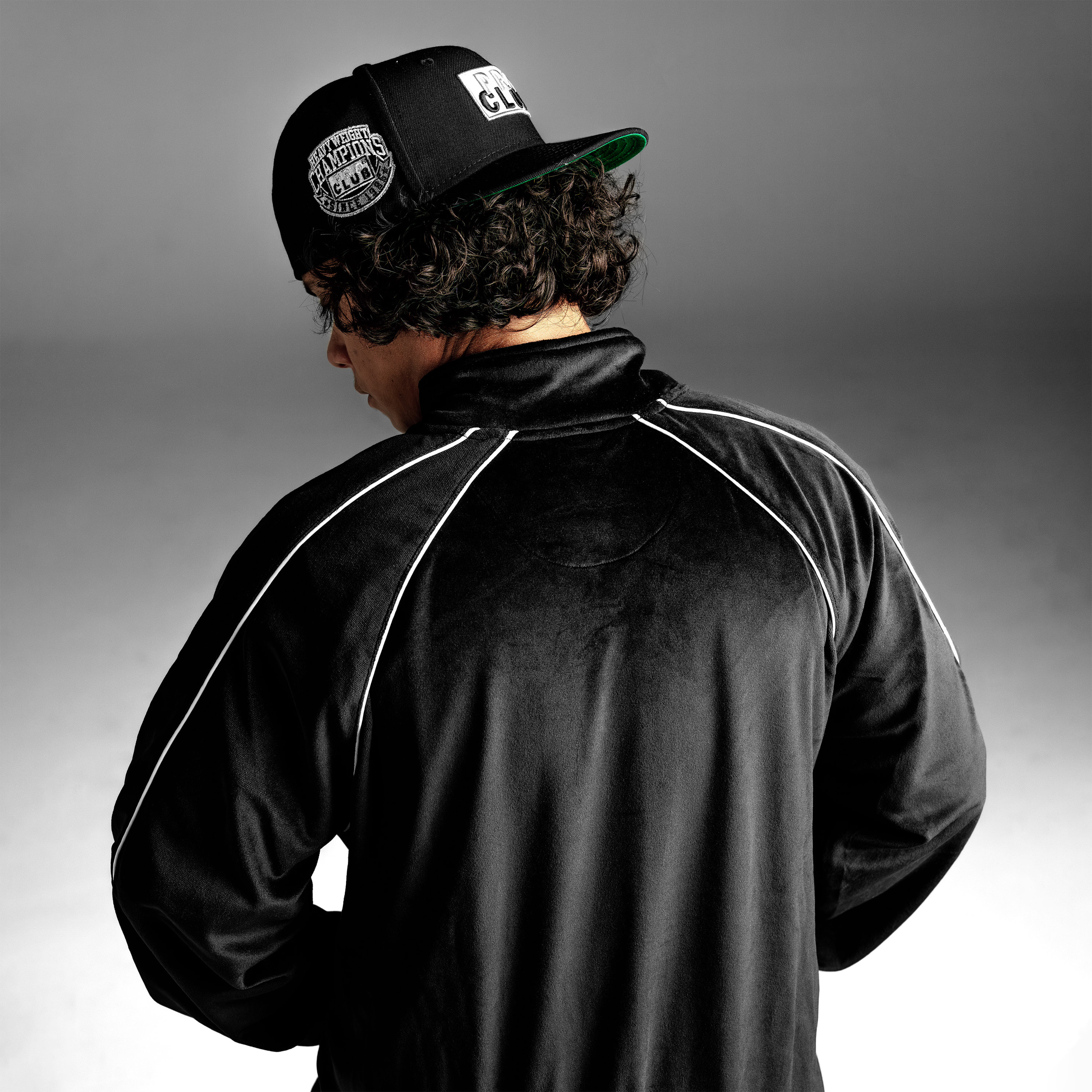 Huf Velour Track Jacket (image 2 of 8)