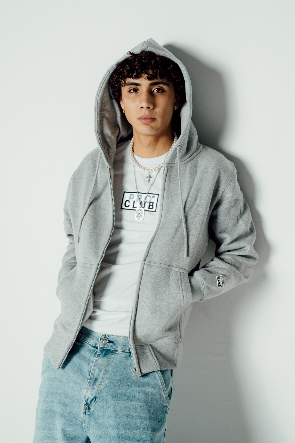 Heavyweight Basic Zip-Up Hoodie lifestyle photo 1
