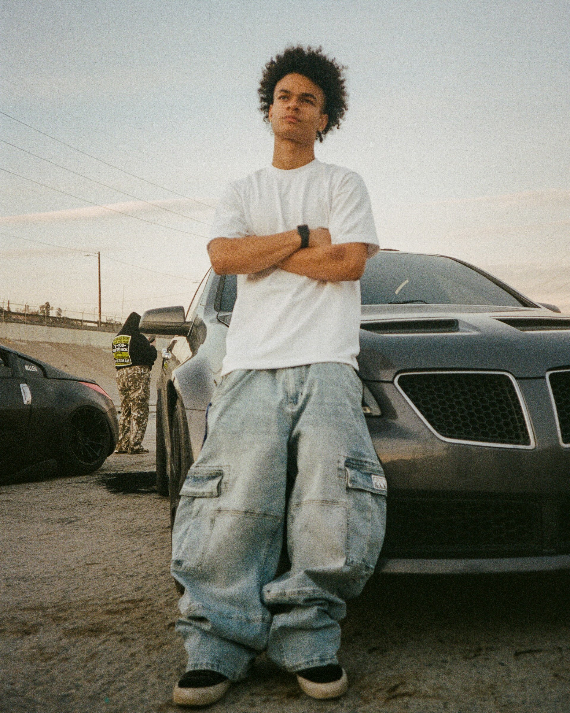 Heavyweight Baggy Fit Denim Cargo Pant lifestyle photo 1