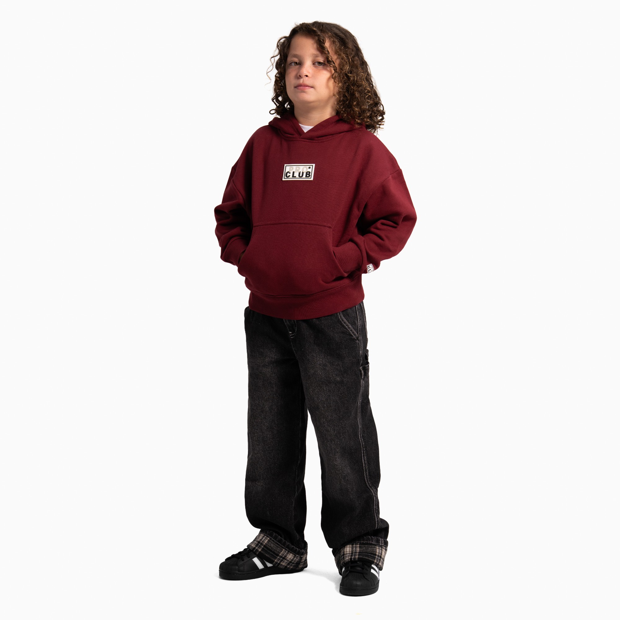 Kid's Box Logo Fleece Hoodie (image 3 of 4)