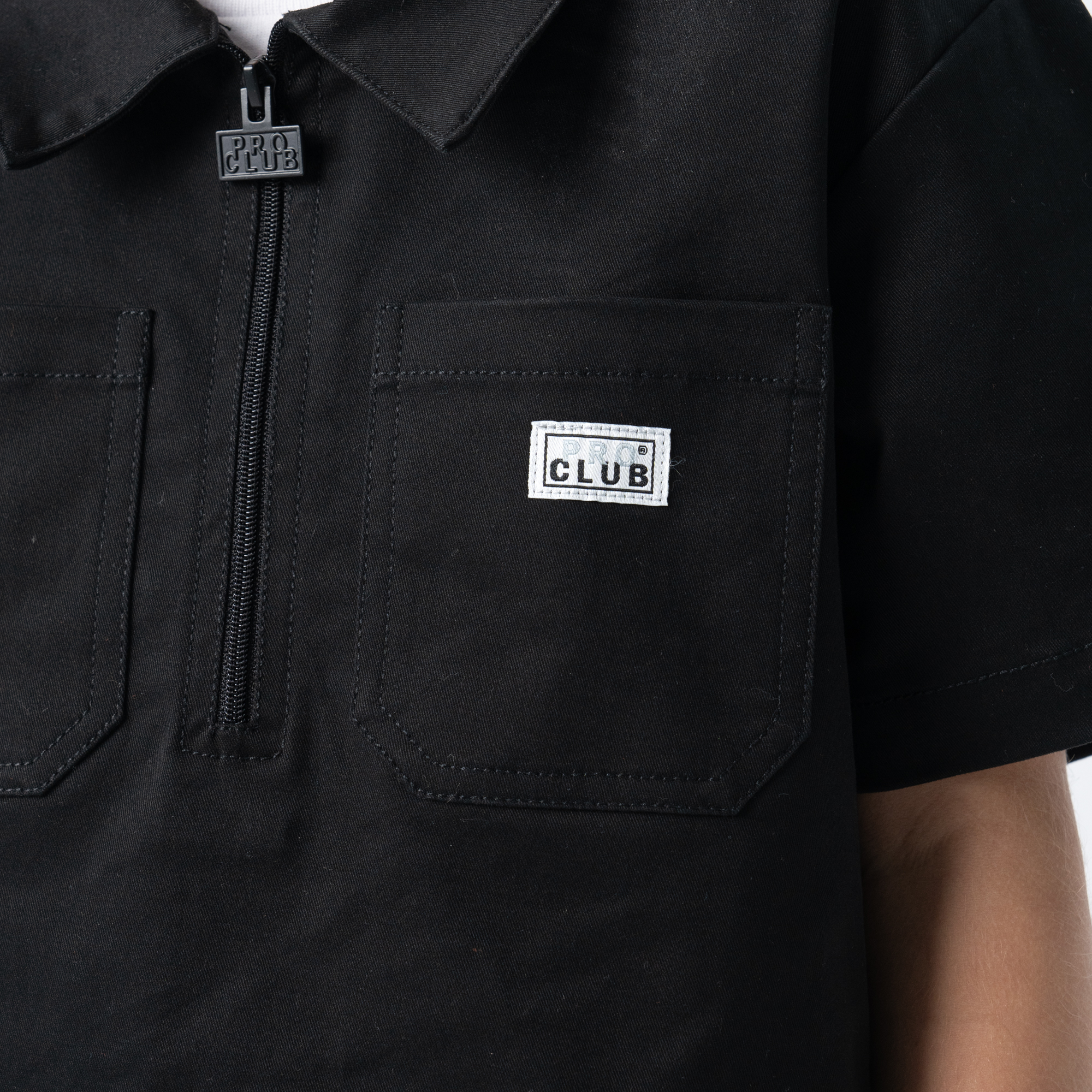 Kid's Quarter Zip Work Shirt (image 4 of 5)