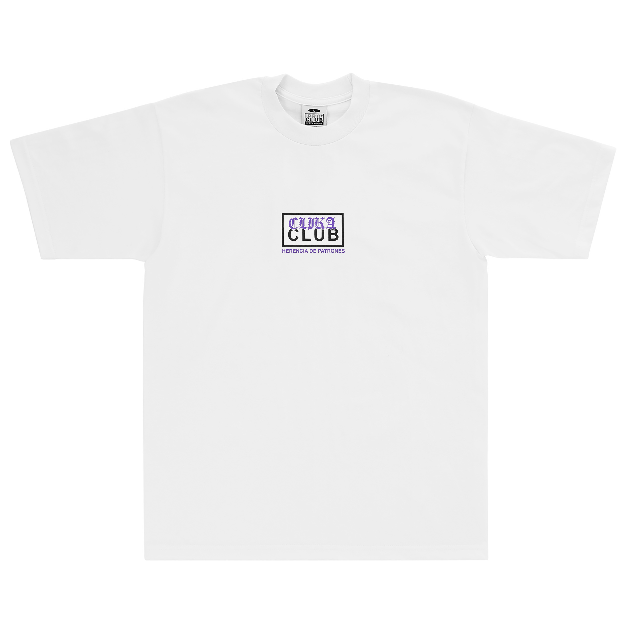 Herencia de Patrones "Clika Club" White T-Shirt