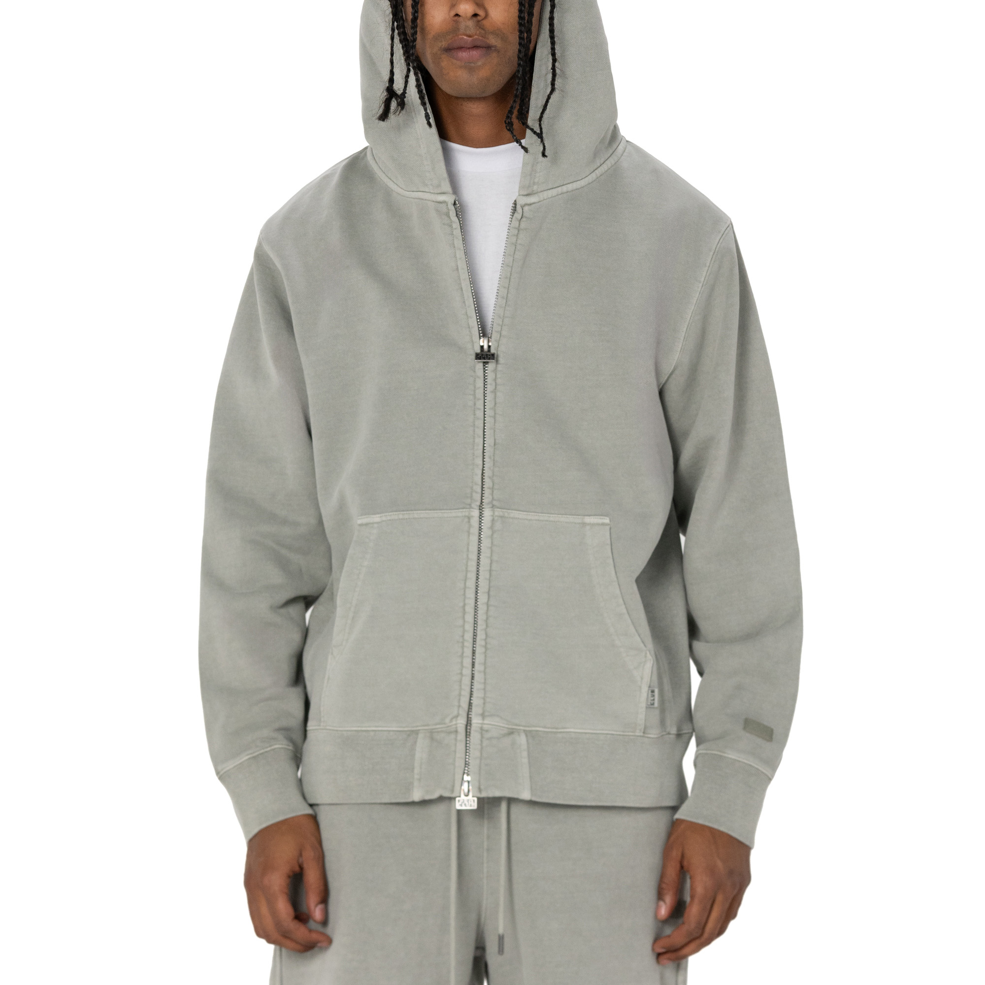 Heavyweight Vintage Wash Zip-Up