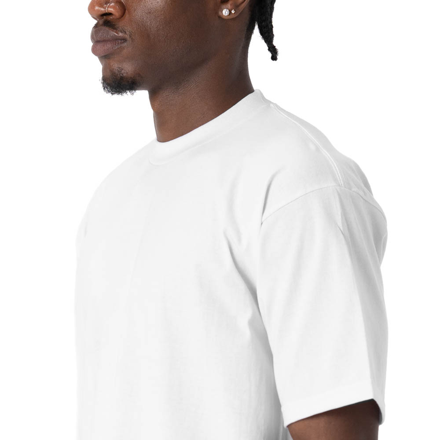 Heavyweight Cotton Short Sleeve Crew Neck T-Shirt (image 3 of 4)