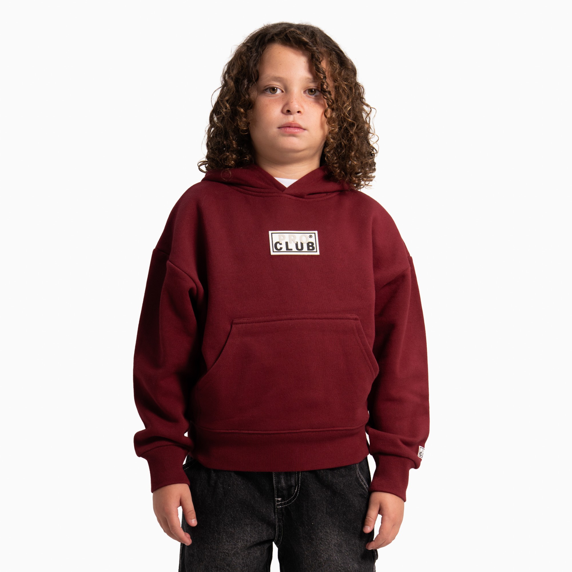 Kid's Box Logo Fleece Hoodie (image 1 of 4)