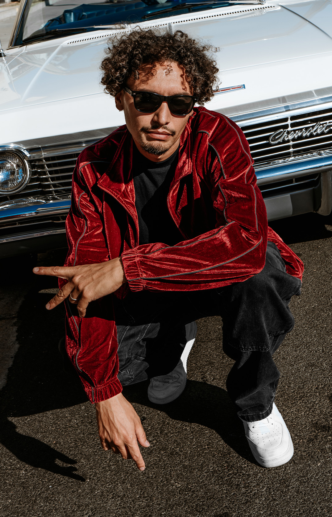 Comfort Velour Track Jacket lifestyle photo 1