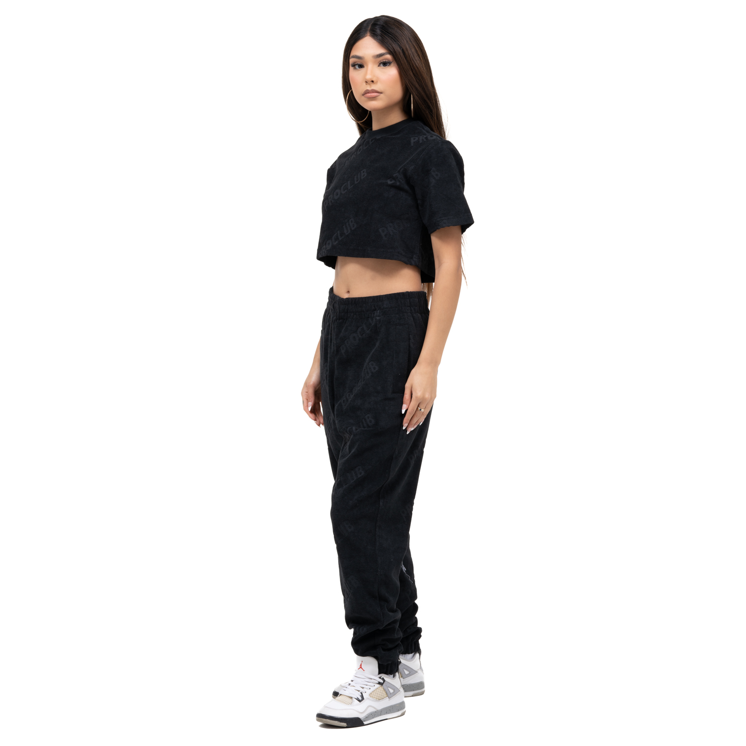 Comfort Terry Cloth Cropped Tee (image 4 of 4)