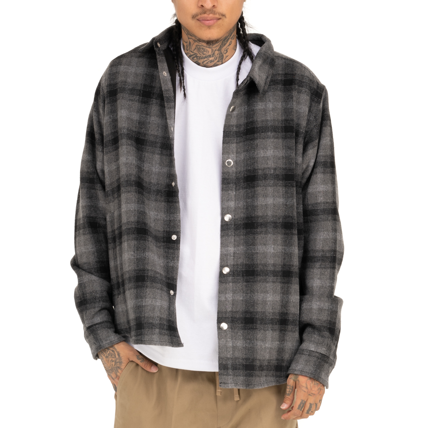 Heavyweight Flannel Shirt Jacket (image 1 of 7)