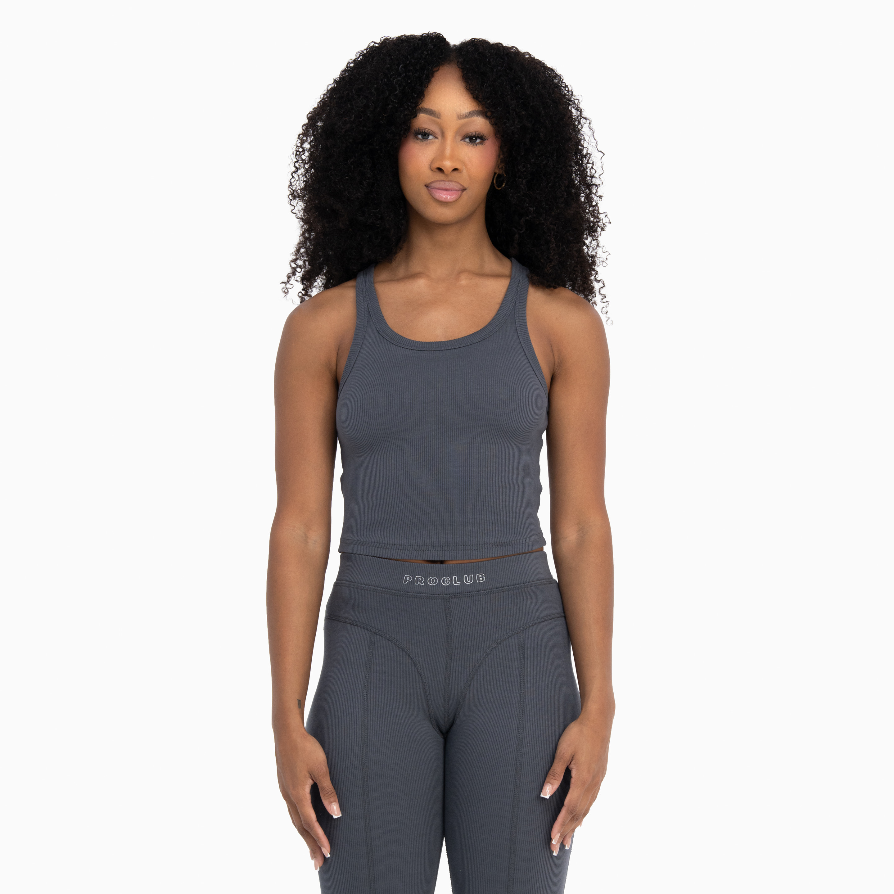 Heavyweight Rib Crop Tank
