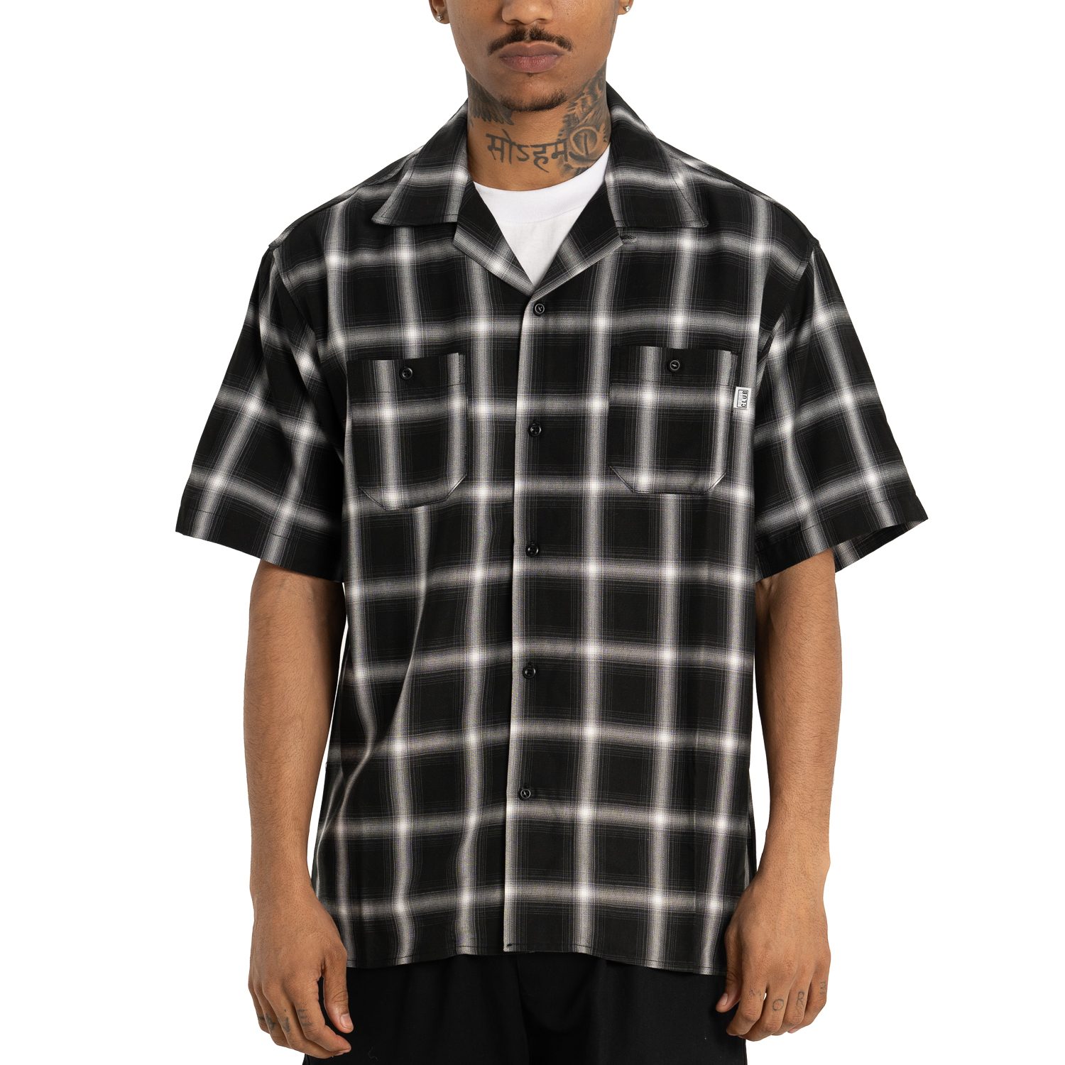 Comfort Ombre Checker Short Sleeve Shirt (image 2 of 5)