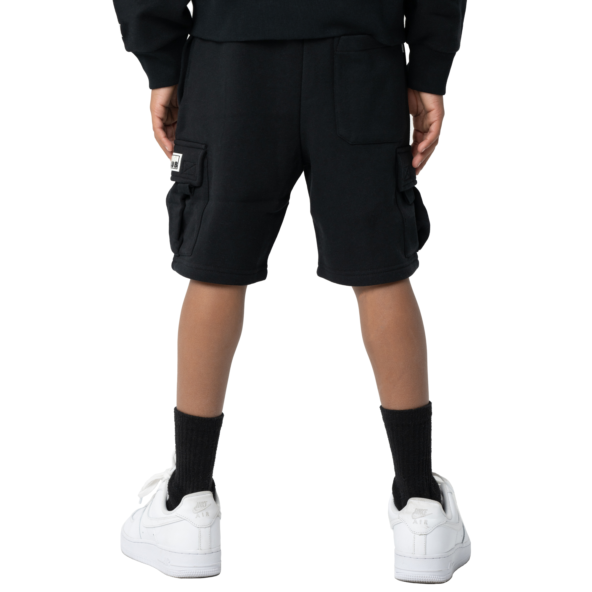 Kid's Fleece Cargo Shorts (image 2 of 4)