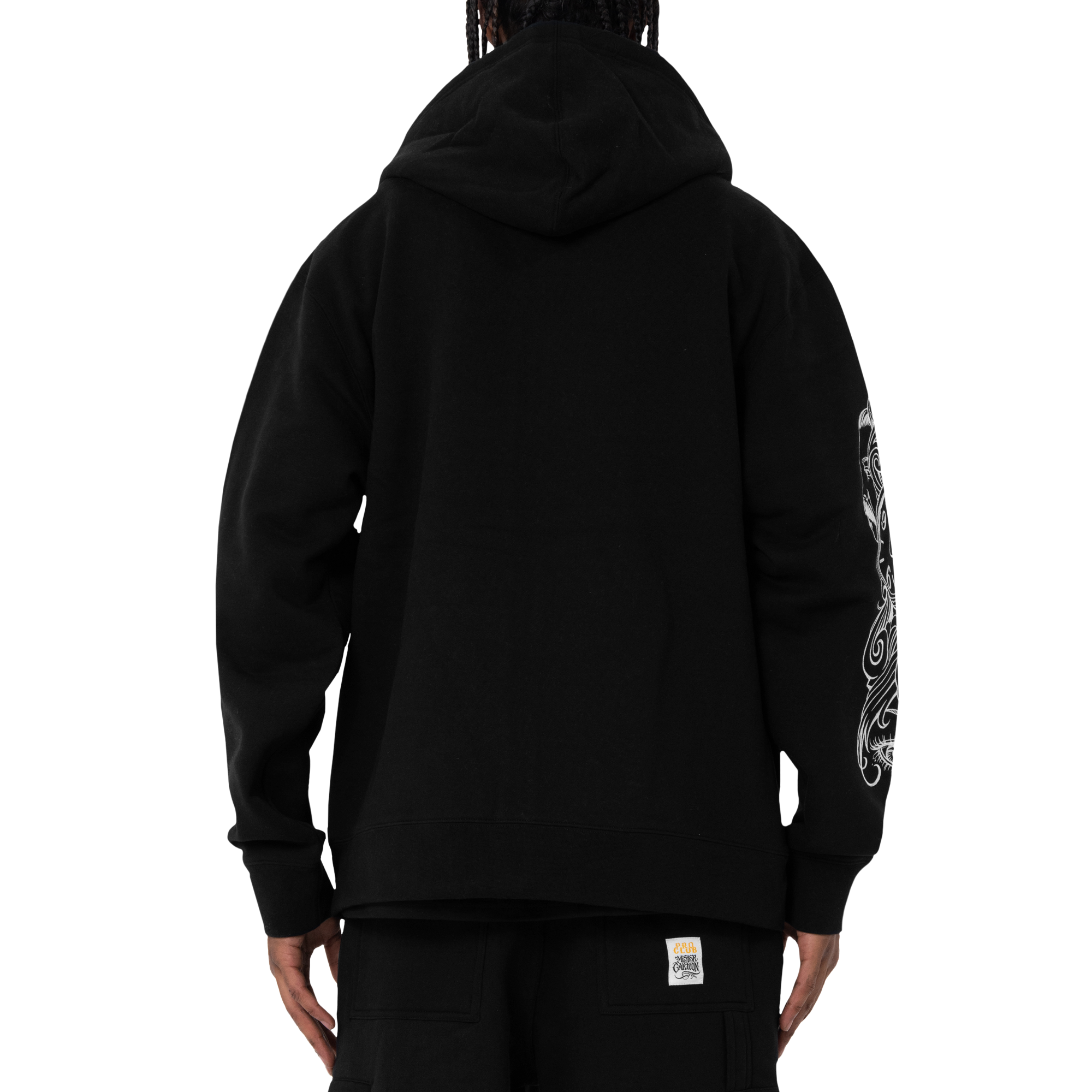 Mister Cartoon "Clockwork" Black Zip-Up Hoodie (image 4 of 4)
