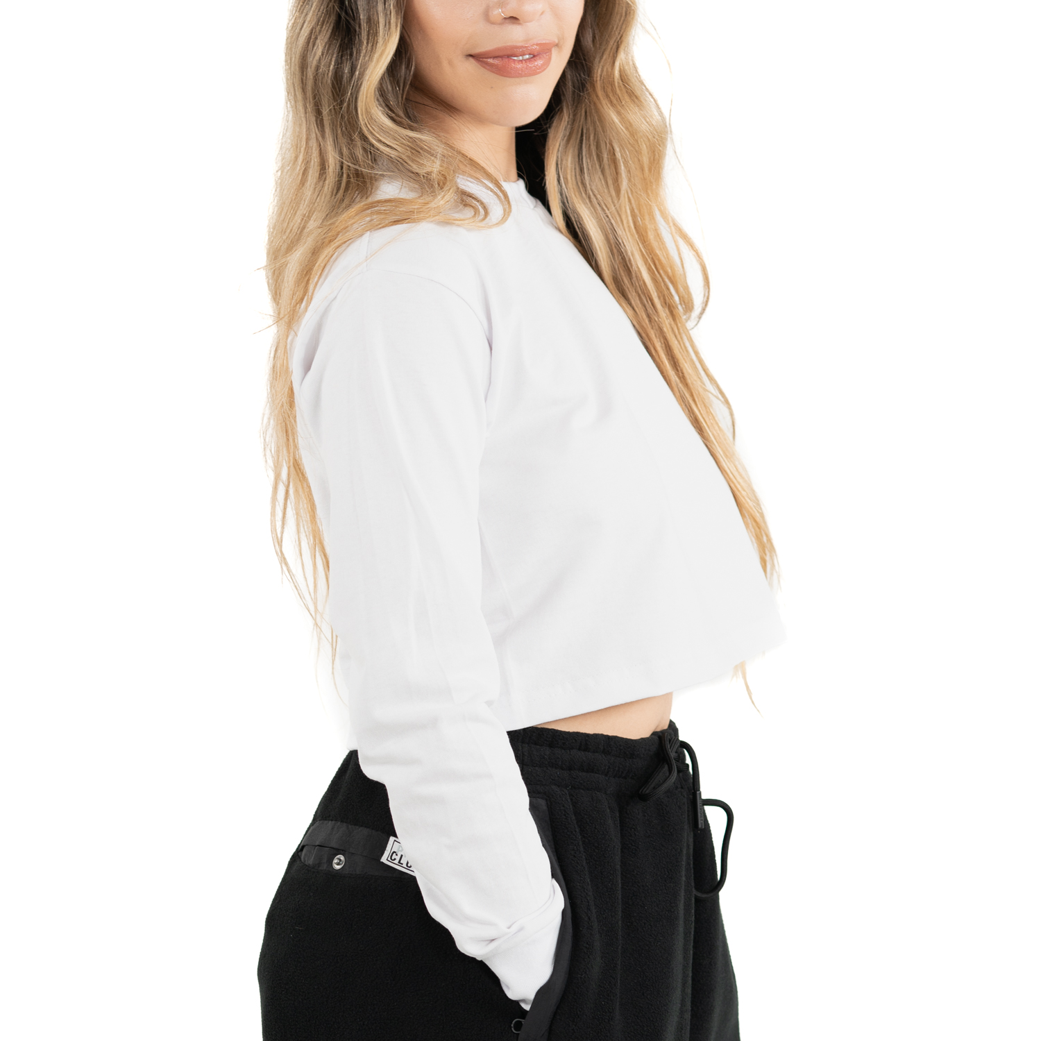 Heavyweight Long Sleeve Crop Top (image 3 of 3)