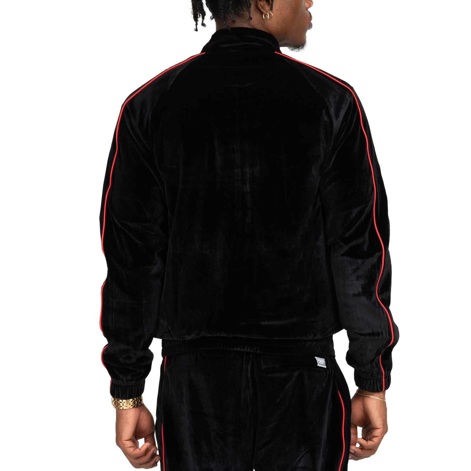 Comfort Velour Track Jacket (image 3 of 5)