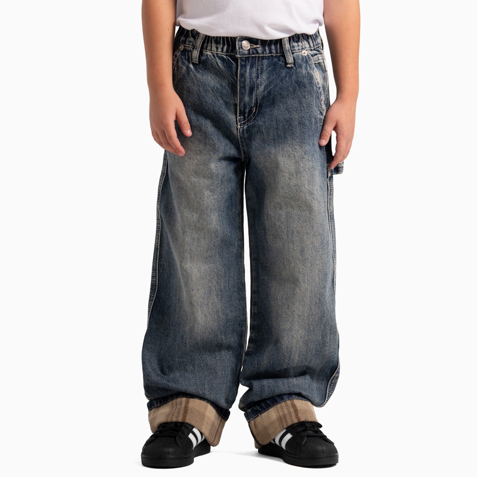 Kid's Flannel Lined Denim (image 1 of 6)