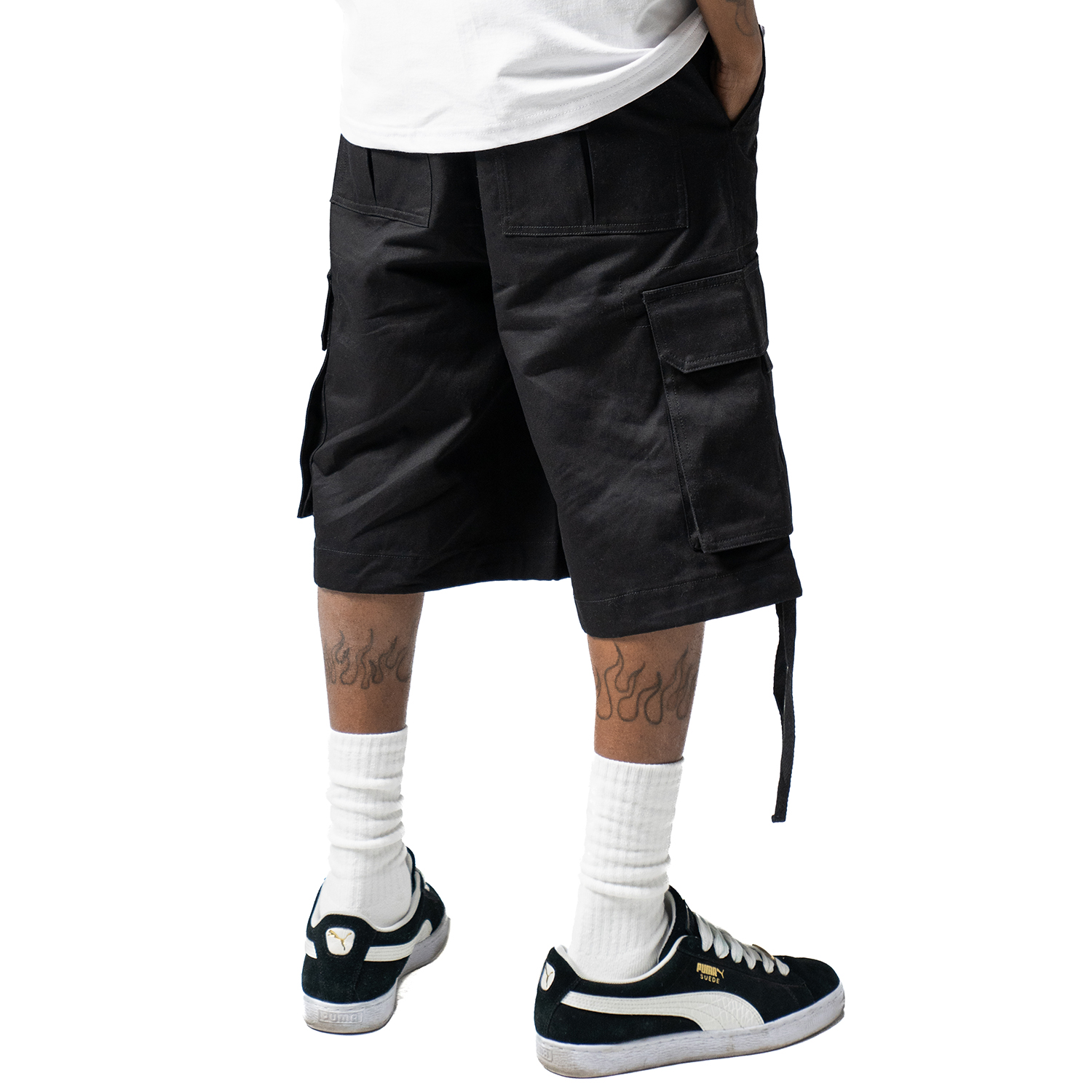 WILLY CHAVARRIA Cargo Twill Short (image 2 of 4)