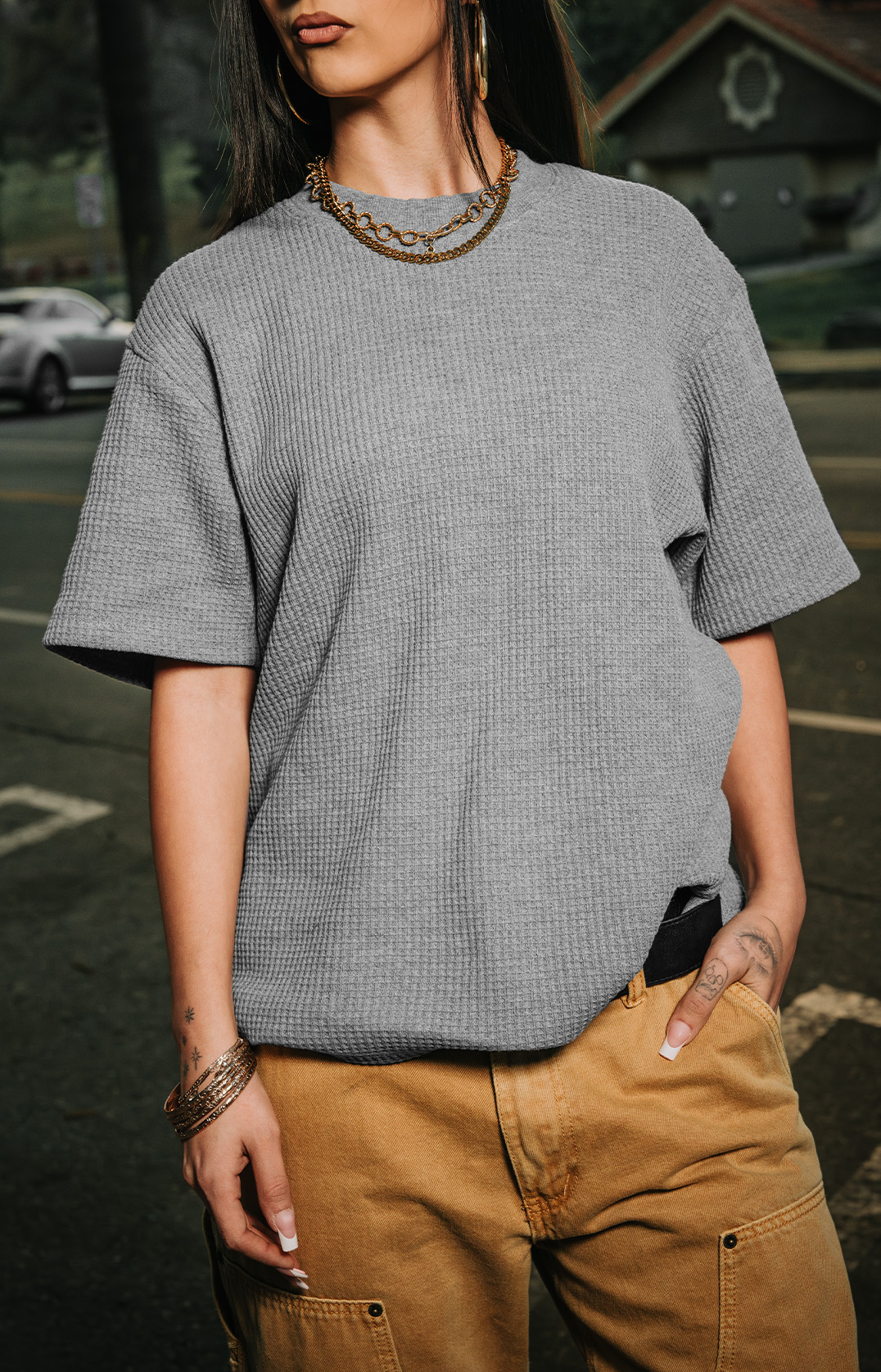Heavywide Short Sleeve Thermal Tee lifestyle photo 1