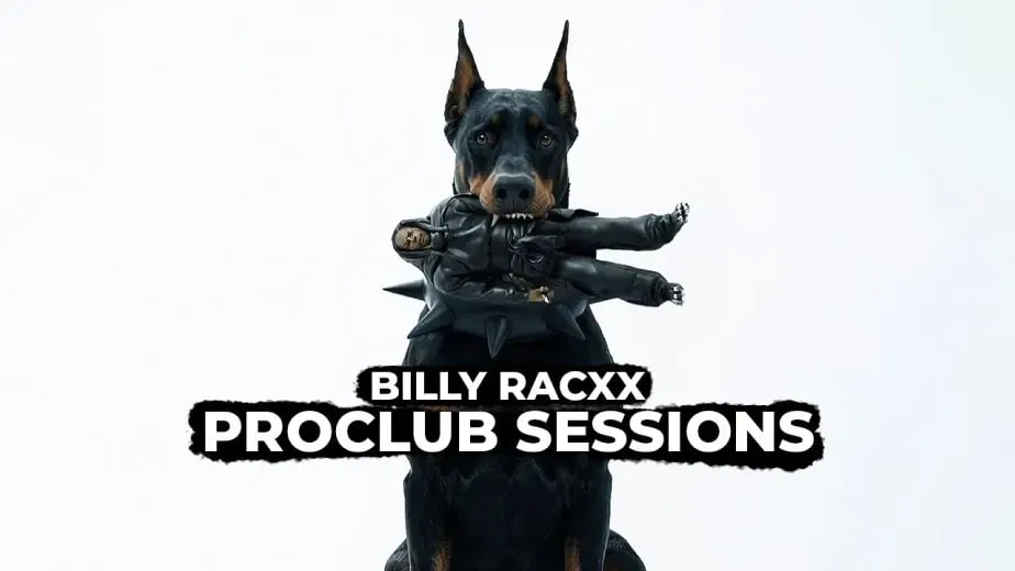 Doberman on the Pro Club Sessions cover art for BillyRacxx