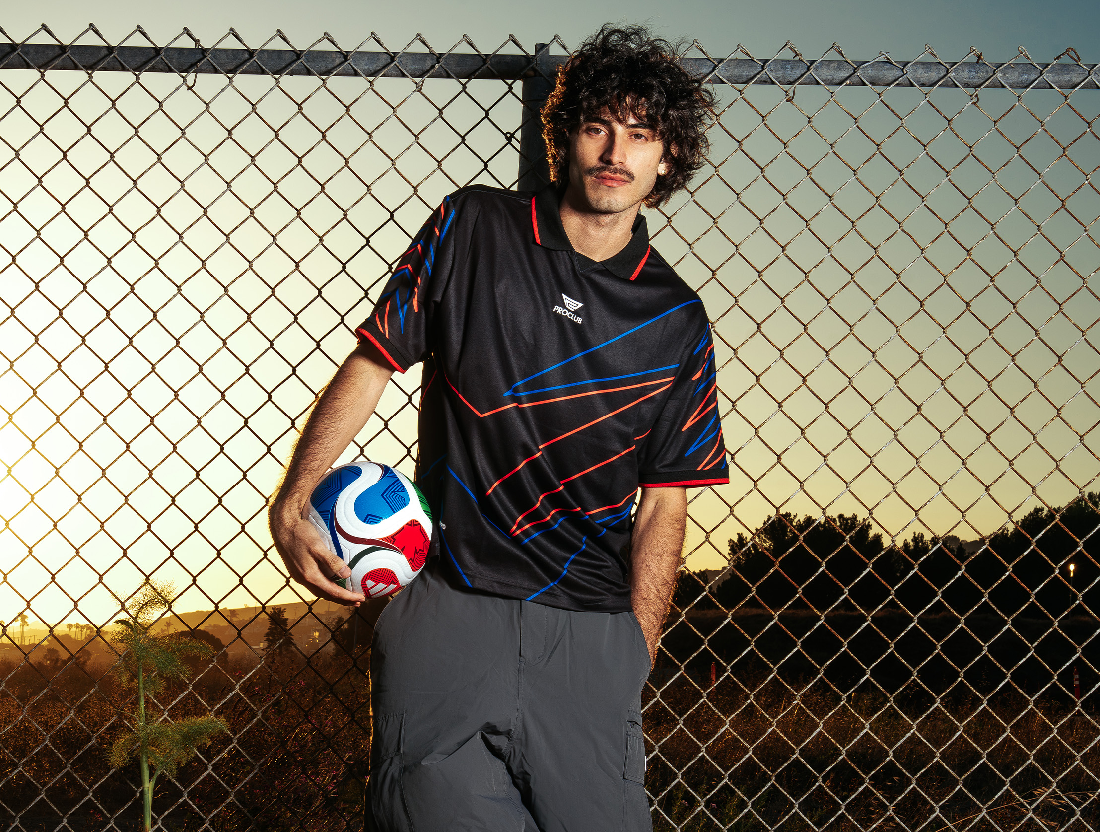 DryPro Polo Soccer Jersey lifestyle photo 2