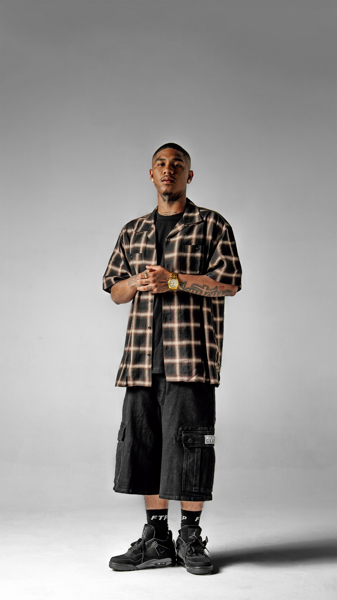 Heavyweight Baggy Fit Denim Cargo Short lifestyle photo 3