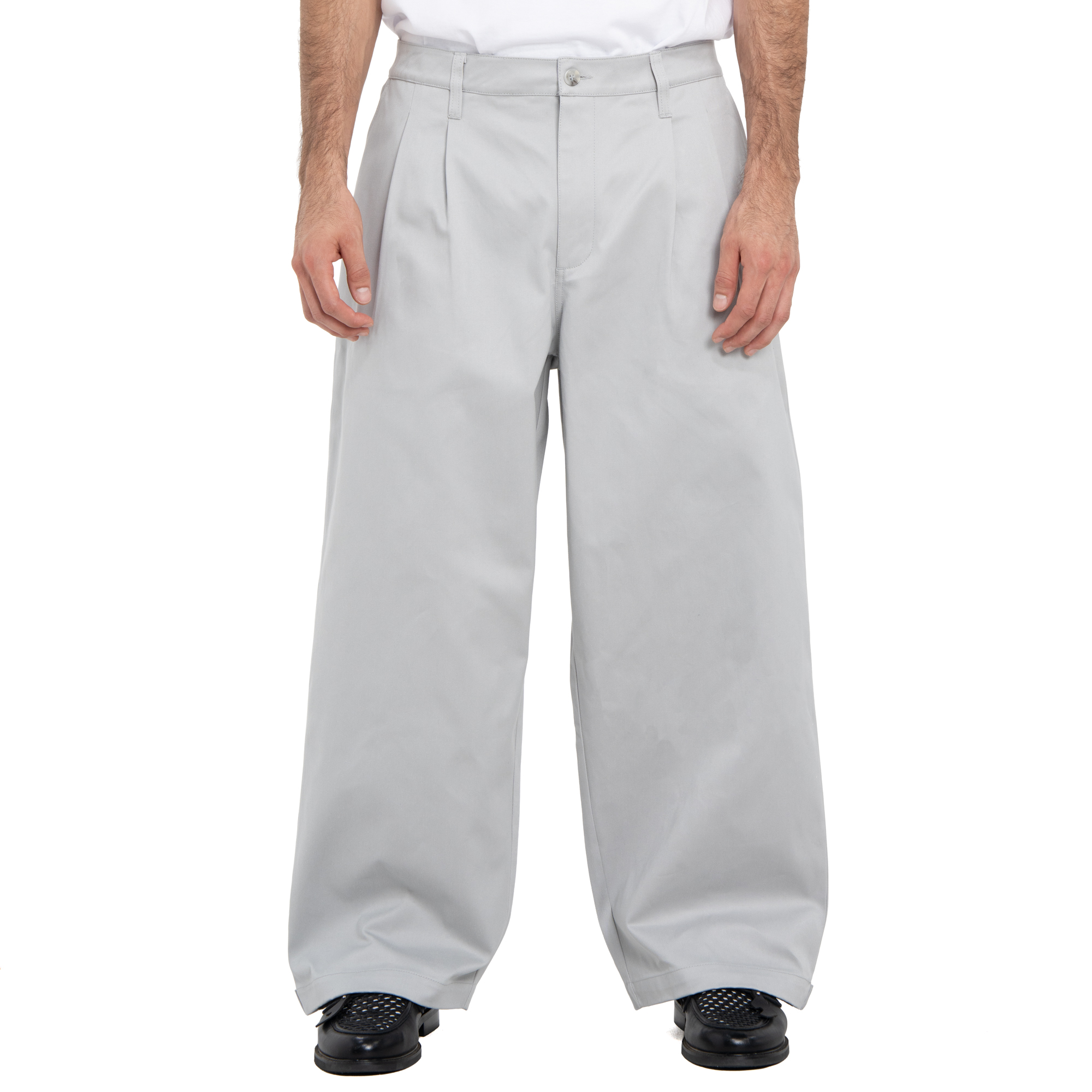 Heavywide Pleated Work Trouser