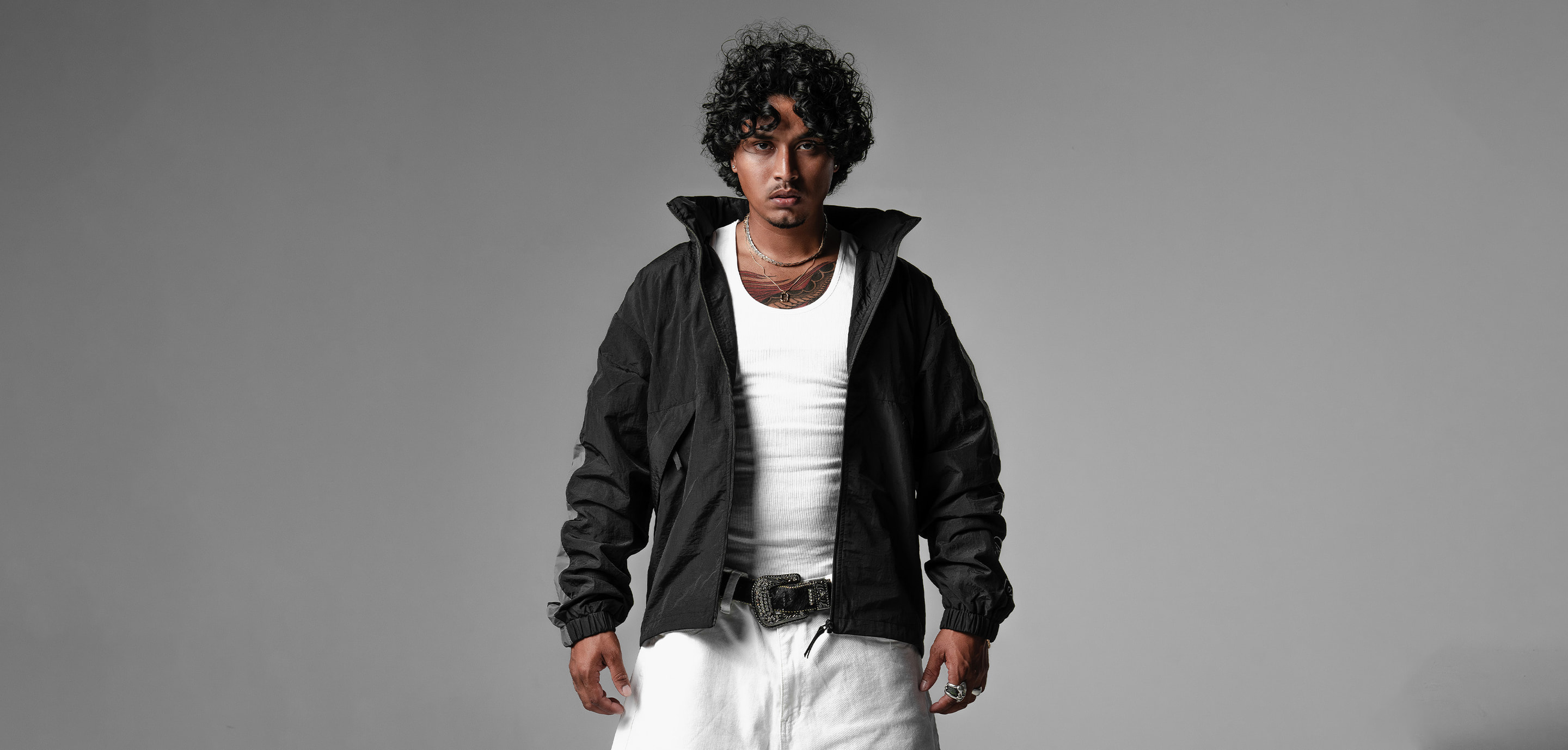 Premium Ringspun Cotton Ribbed A-Shirt lifestyle photo 3