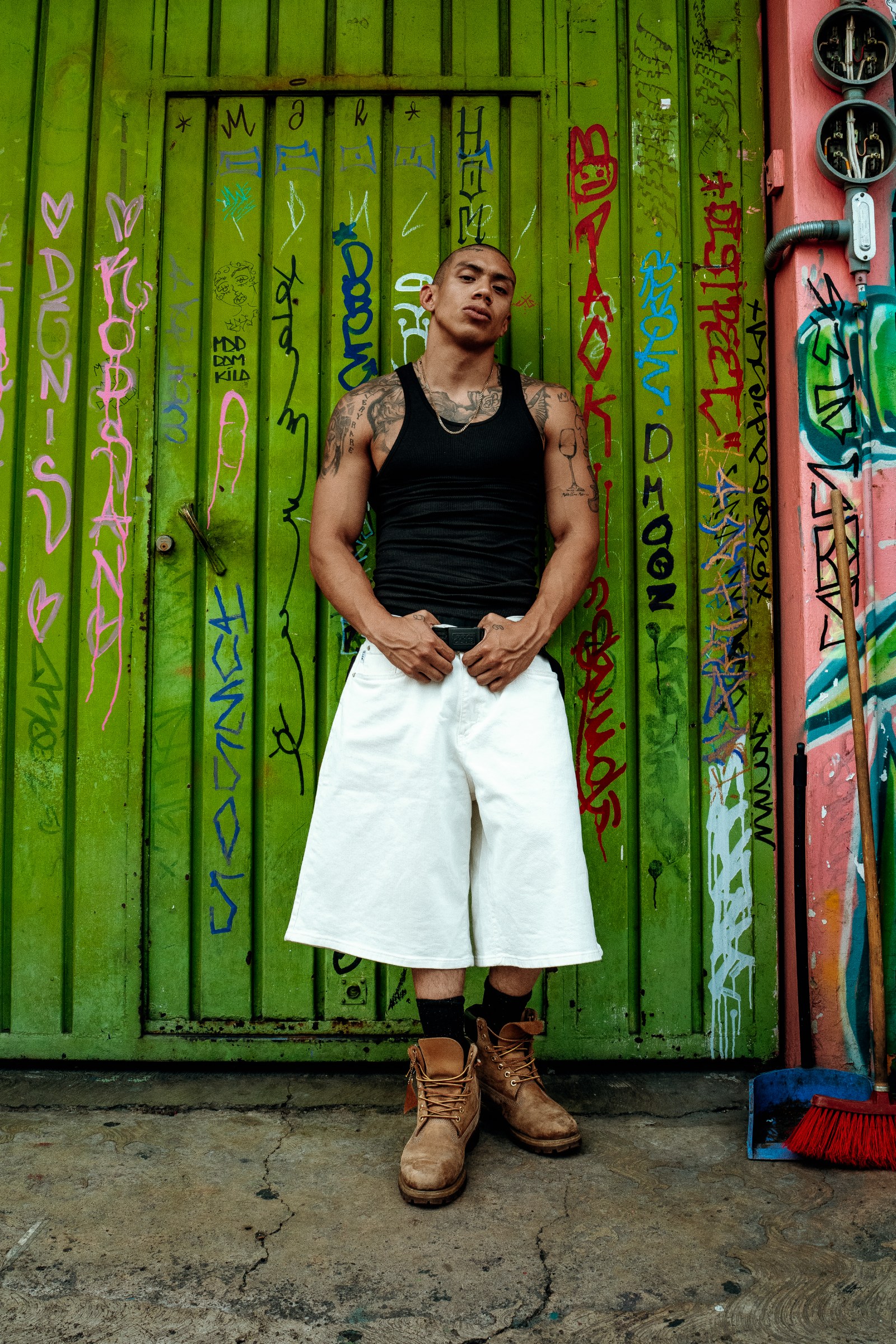 Premium Ringspun Cotton Ribbed A-Shirt lifestyle photo 3