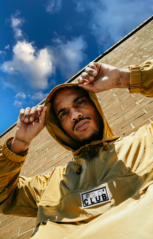 Comfort Metallic Nylon Quarter Zip Anorak lifestyle photo 1