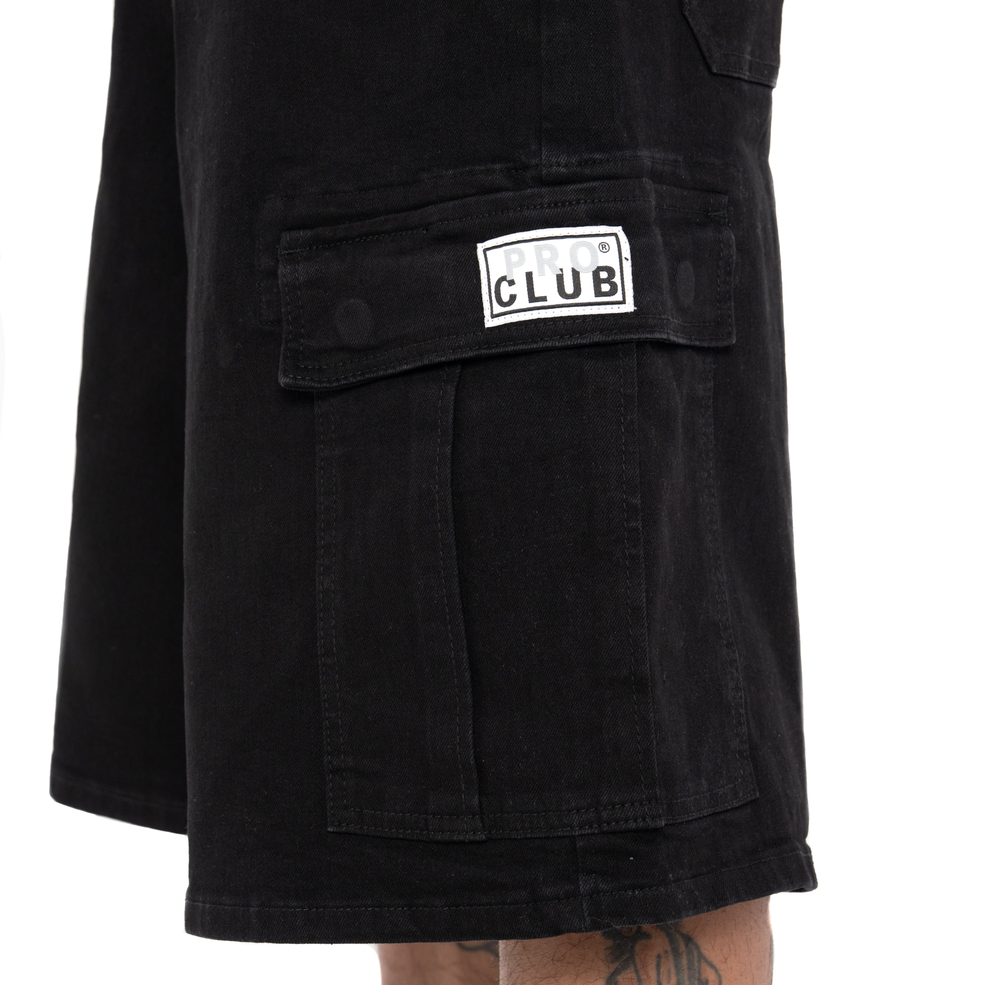 Heavyweight Baggy Fit Denim Cargo Short (image 4 of 7)