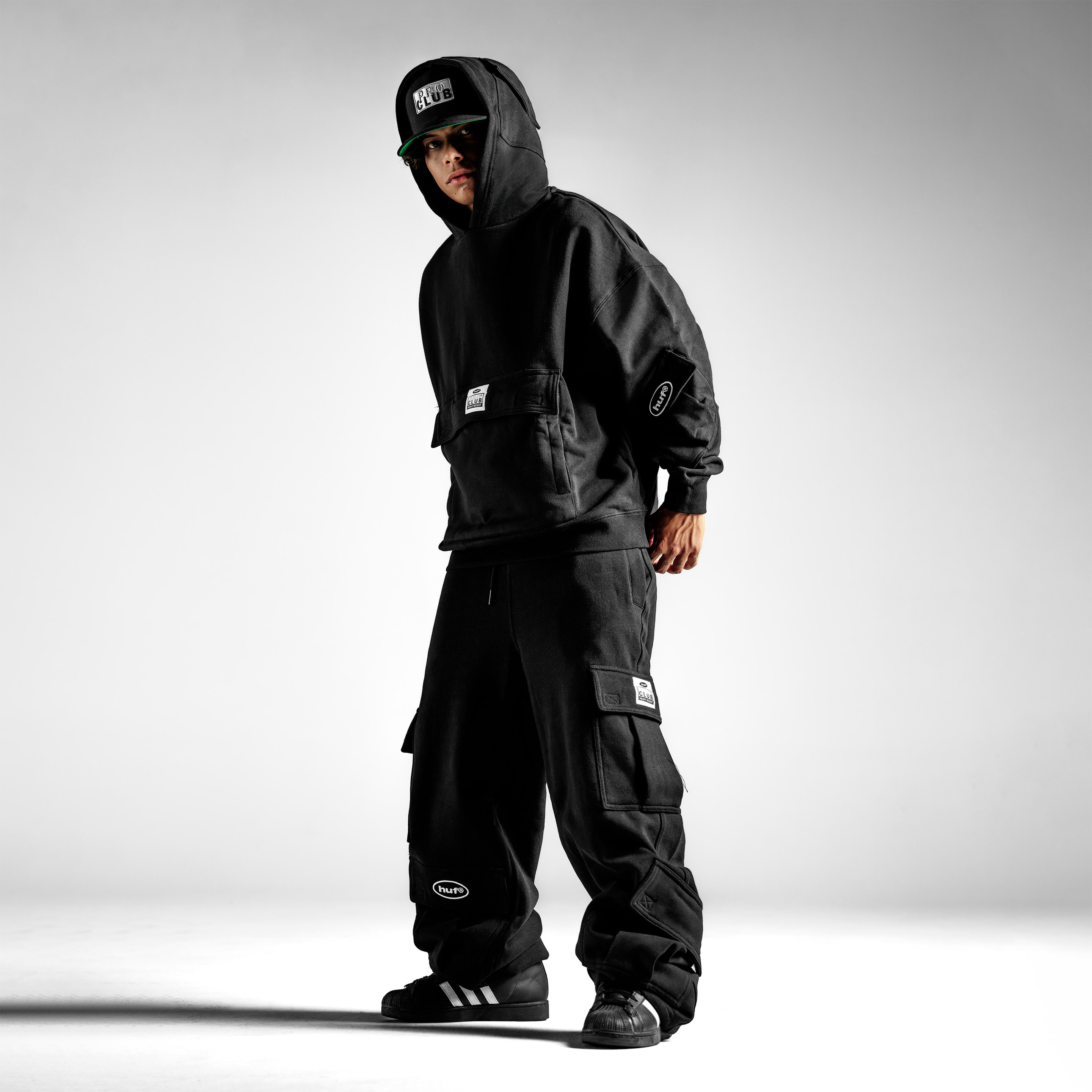 Huf Heavywide Multi Pocket Pullover Hoodie (image 2 of 6)