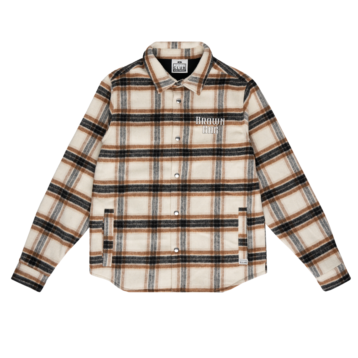 Brown Bag Flannel Shirt Jacket