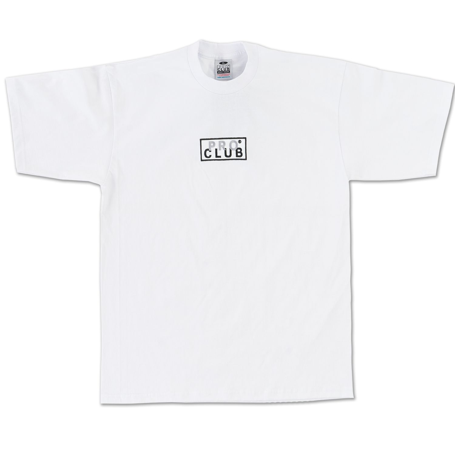 Heavyweight Short Sleeve Embroidered Box Logo Tee