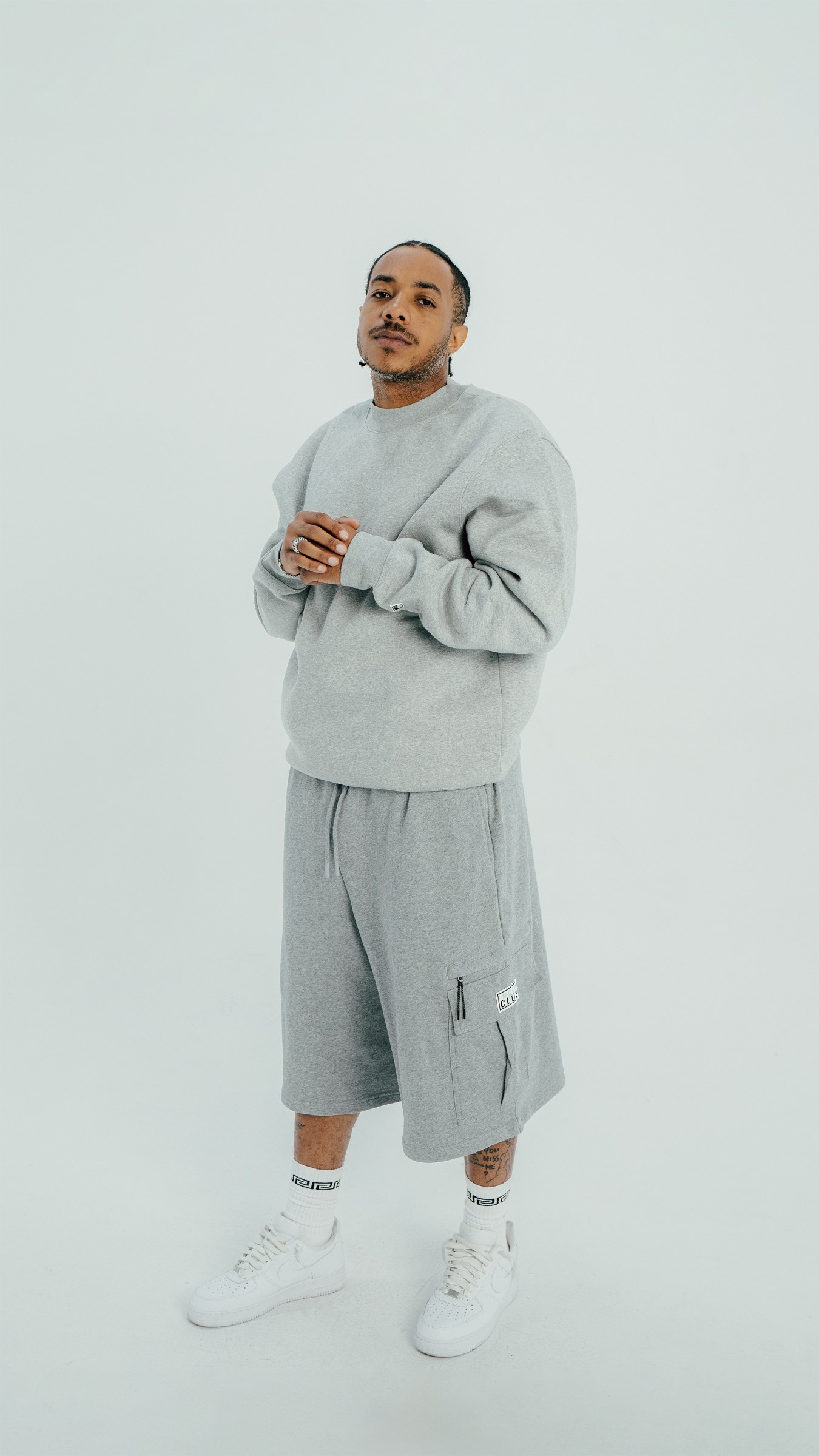 Heavyweight Basic Crewneck Sweater lifestyle photo 5