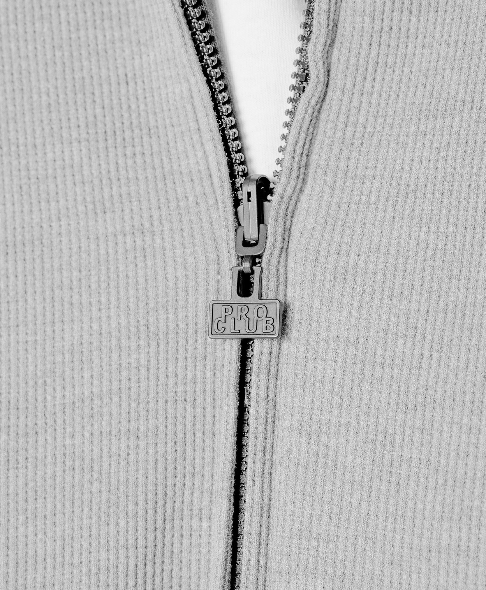 Heavyweight Basic Reversible Thermal Zip-Up Hoodie lifestyle photo 4