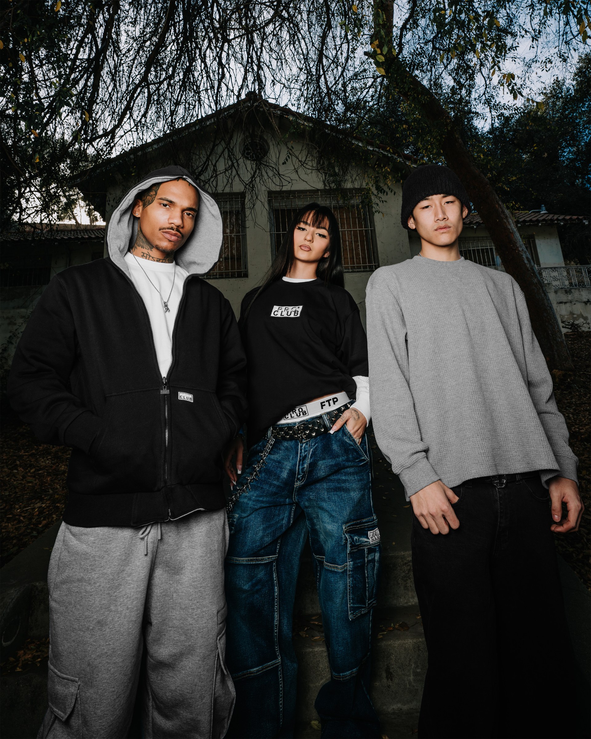 Heavyweight Basic Reversible Thermal Zip-Up Hoodie lifestyle photo 2