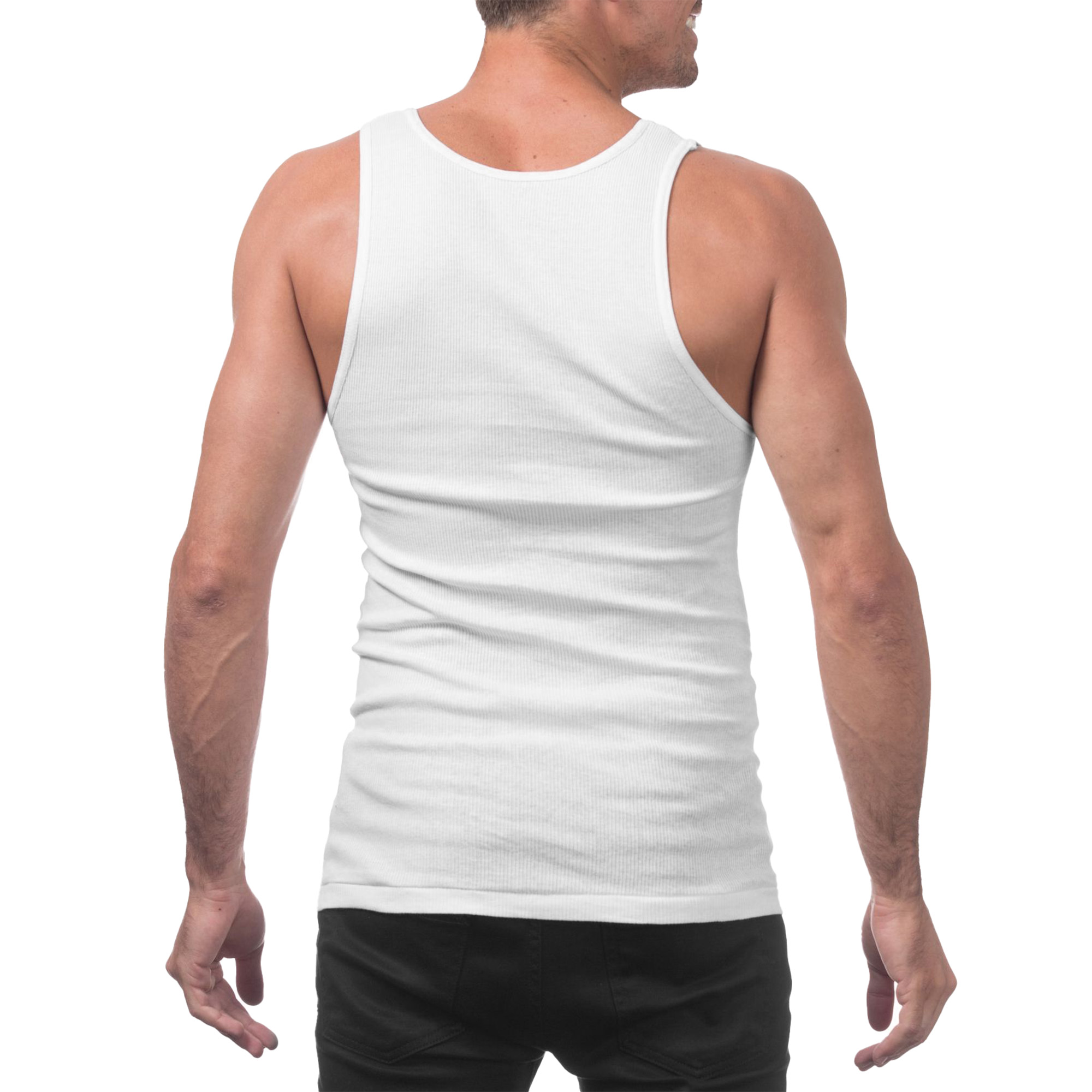 Premium Ringspun Cotton Ribbed A-Shirt (image 2 of 5)