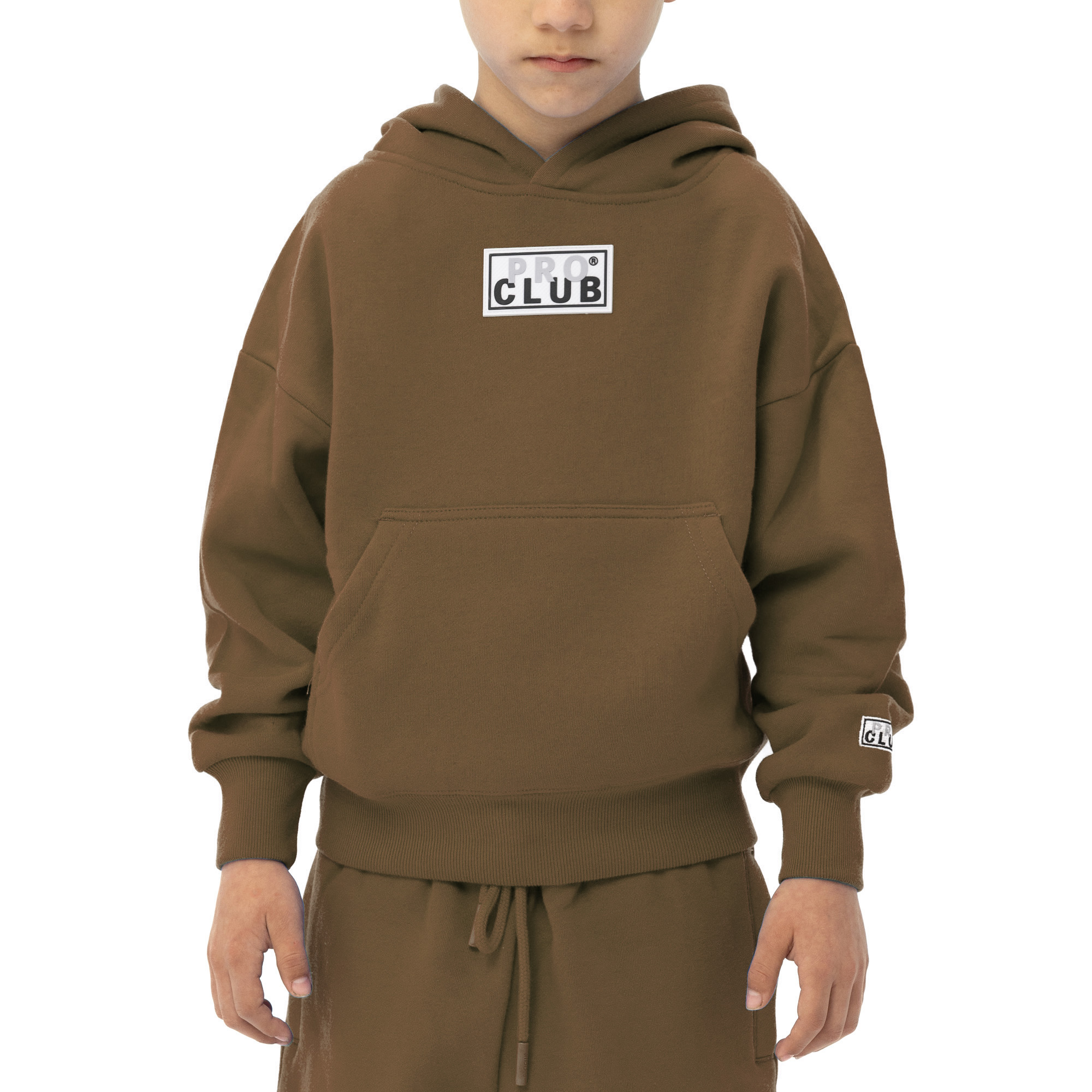 Kid's Box Logo Fleece Hoodie