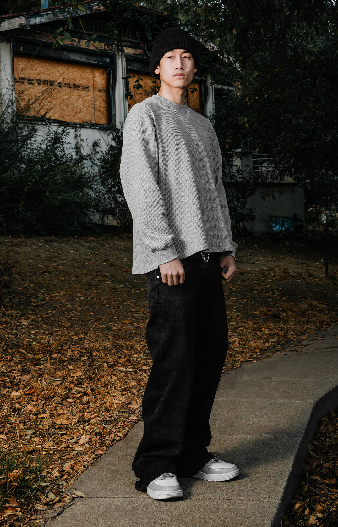 Heavywide Long Sleeve Thermal Tee lifestyle photo 1