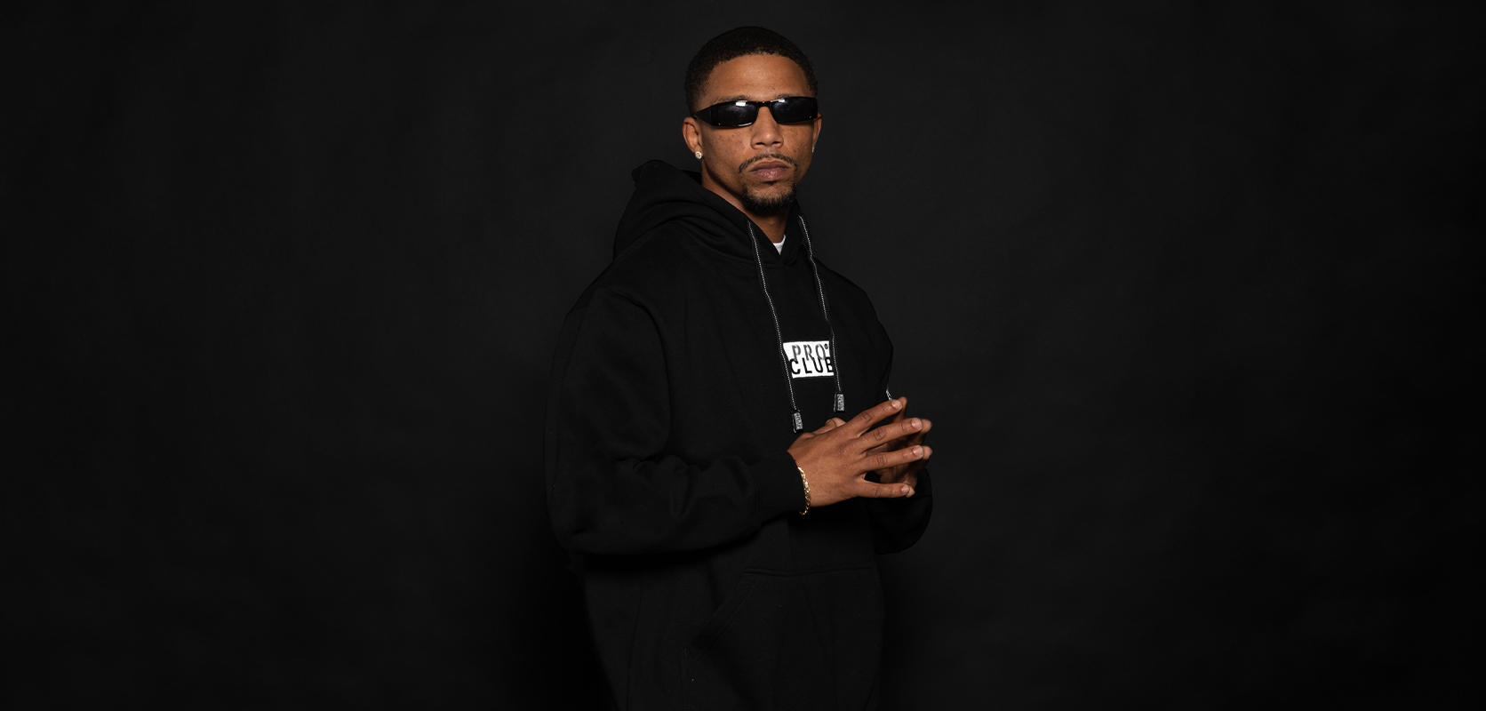 Embroidered Logo Heavyweight Pullover Hoodie (13oz) lifestyle photo 3