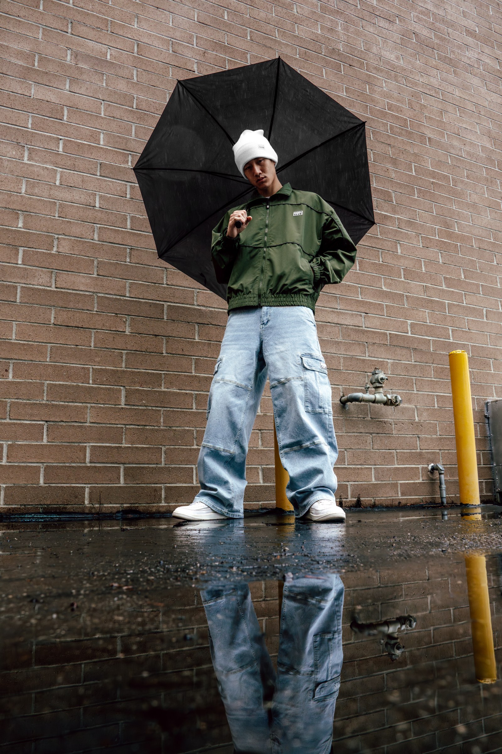 Heavyweight Baggy Fit Denim Cargo Pant lifestyle photo 5