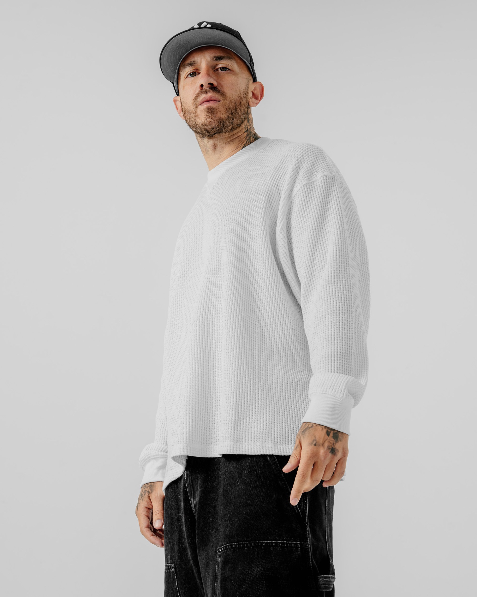 Heavyweight Thermal Crew Neck lifestyle photo 1