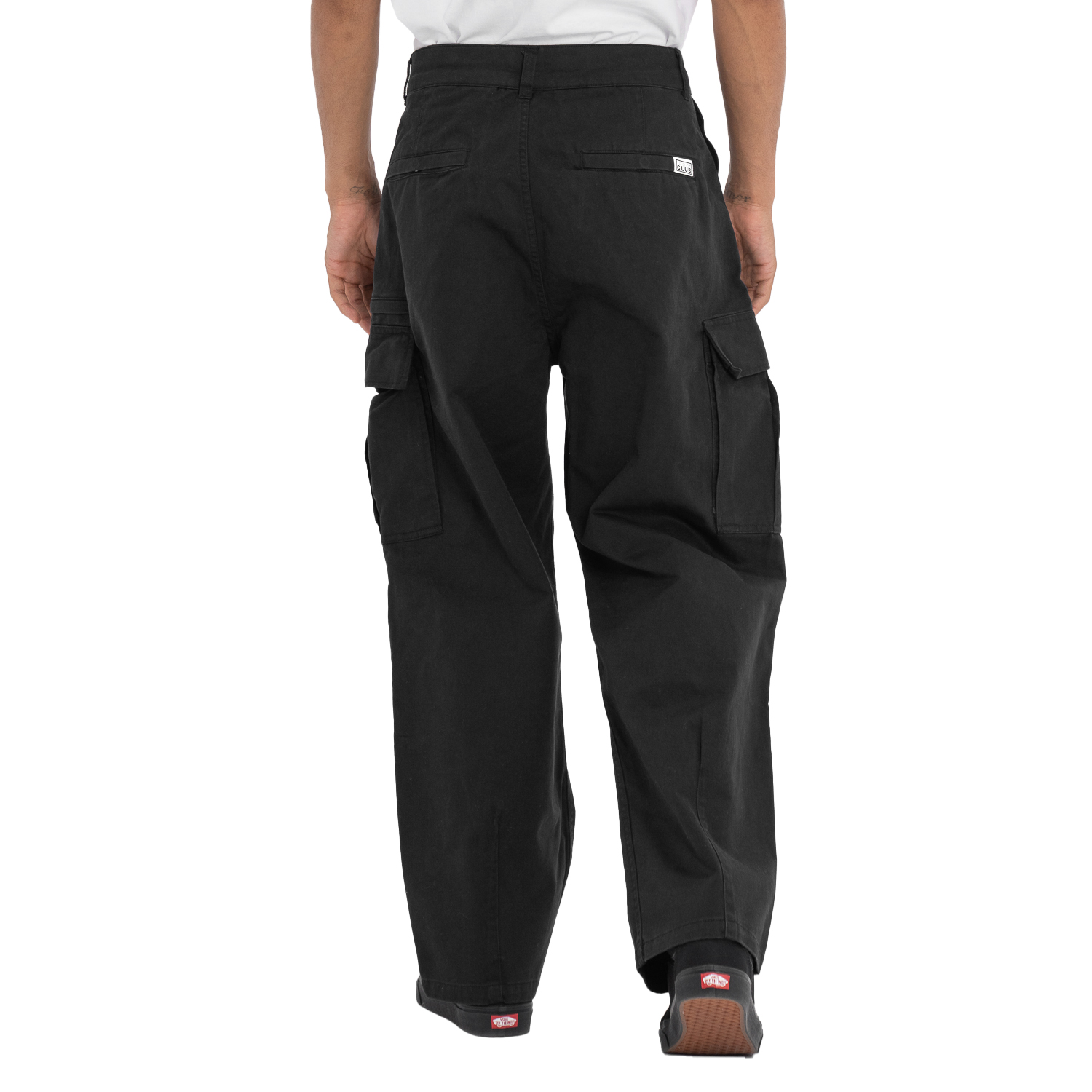 Heavyweight Twill Pleated Wide Leg Cargo Pant (image 2 of 4)