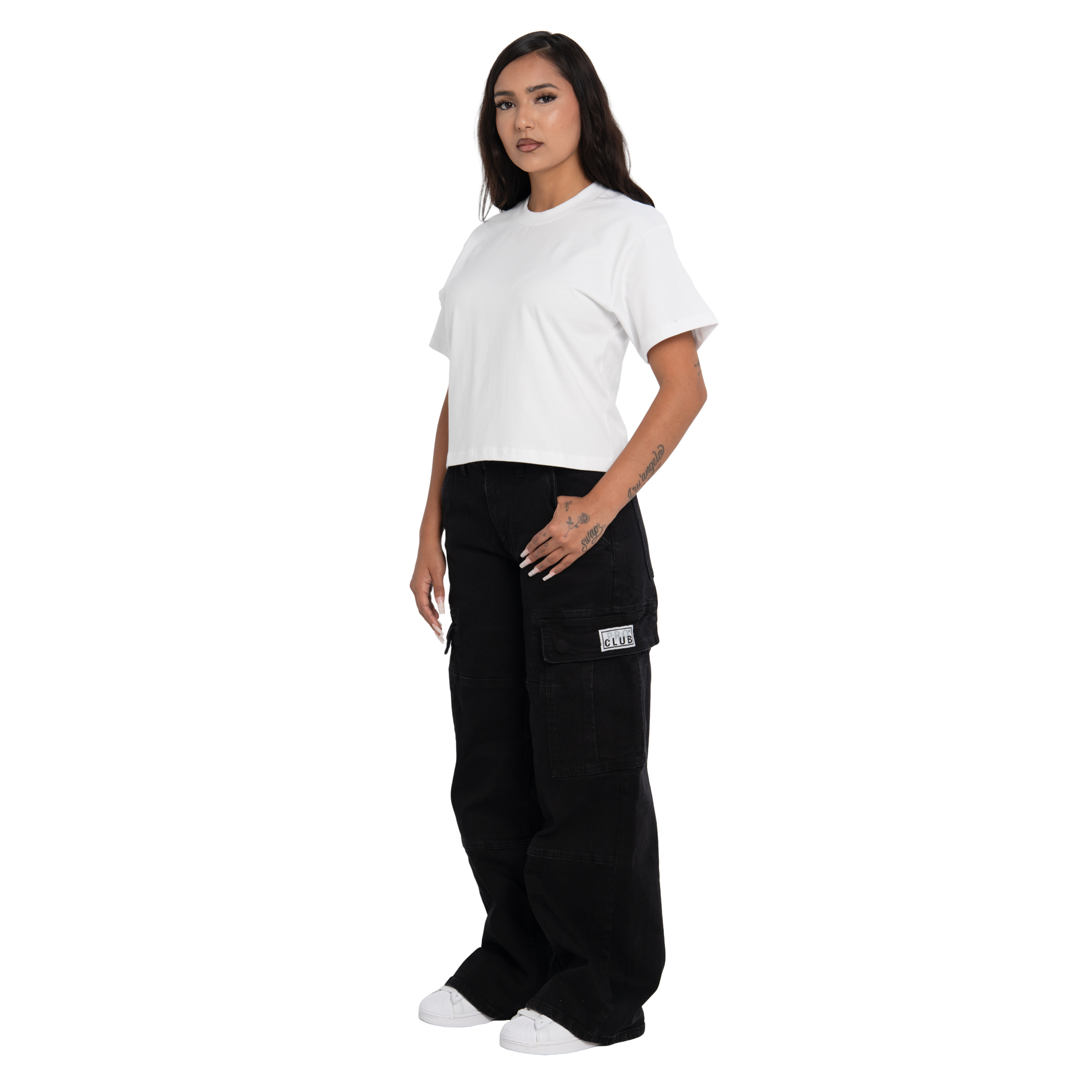 Women’s Heavyweight Stretch Regular Tee (image 3 of 3)